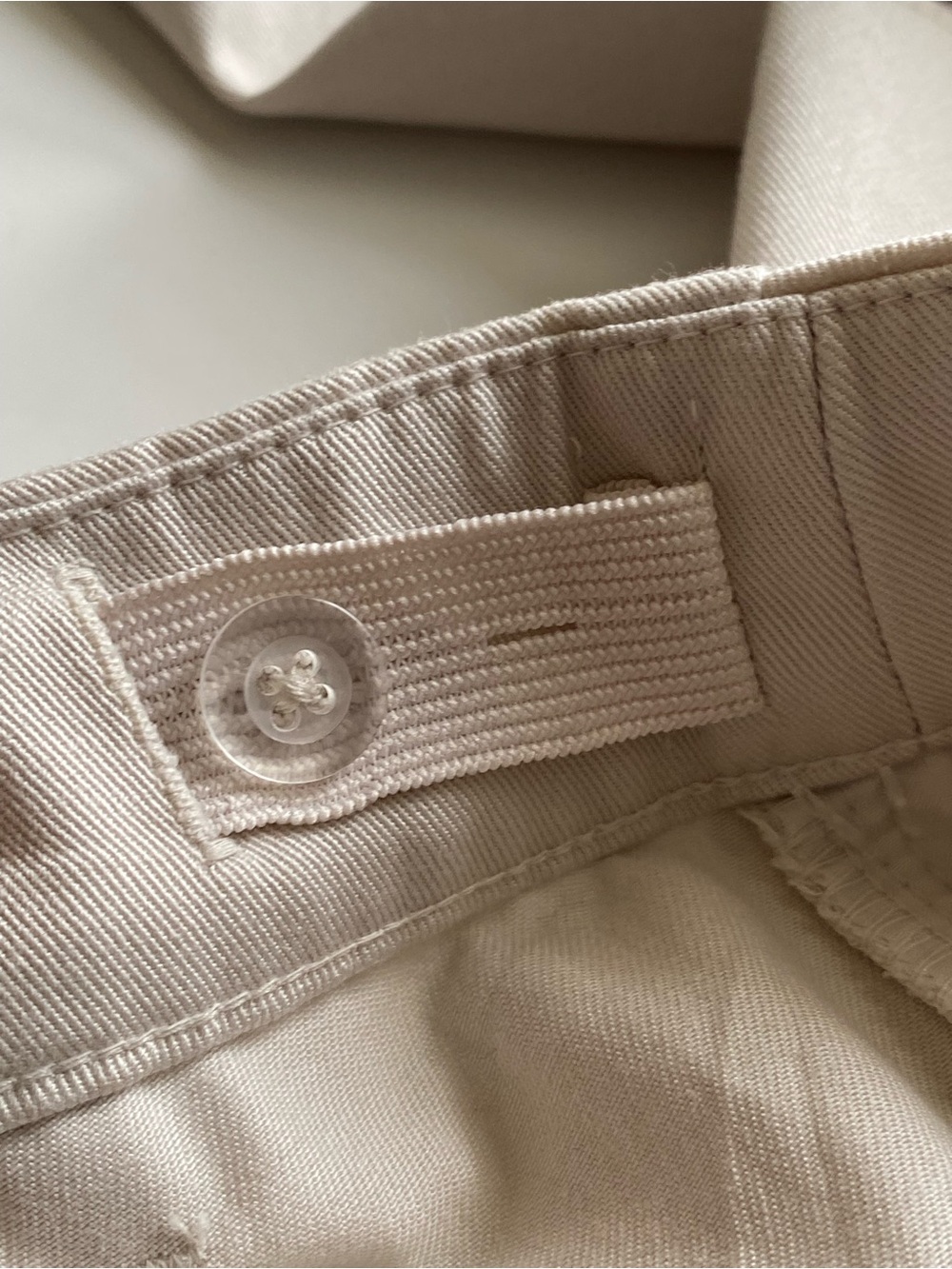 Old Navy Taylor High Rise Straight Cargo Trousers Woman Large Adjustable Waist - Picture 14 of 15